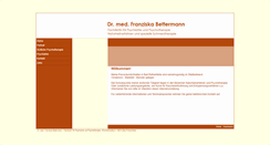 Desktop Screenshot of praxis-bettermann.de
